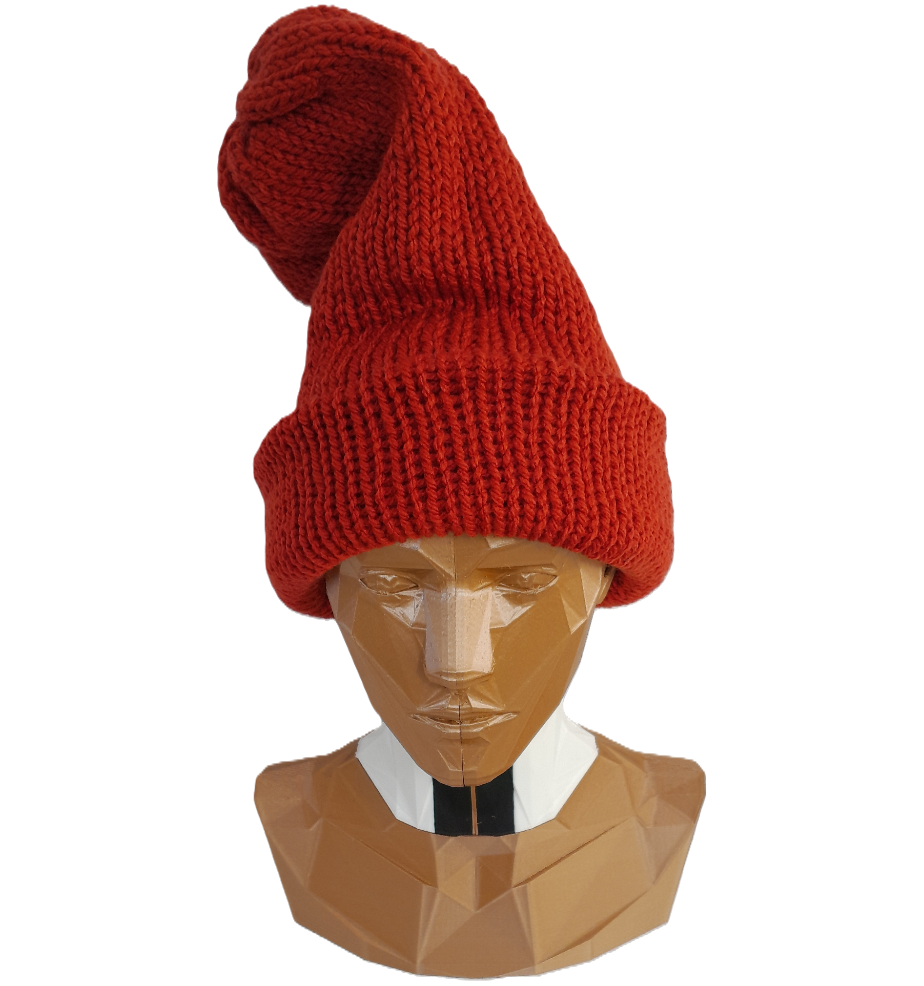 Double Layer Wine Beanie